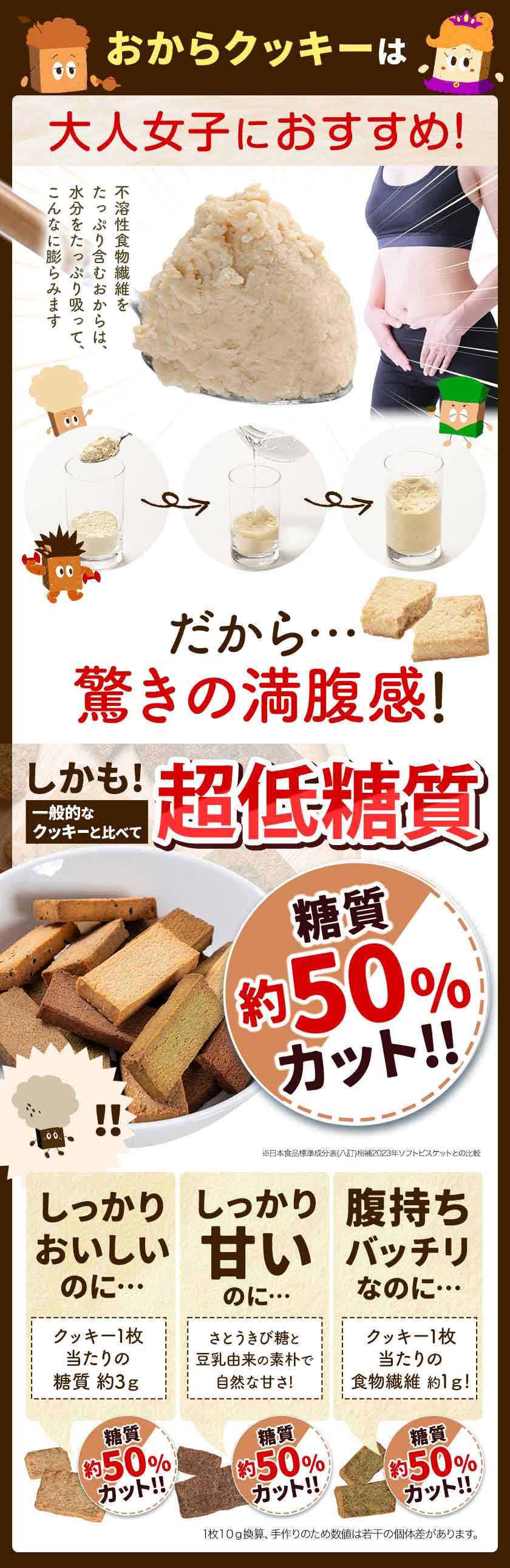 おからクッキー 大容量 700g 抹茶 黒ゴマ ほうじ茶 紅茶 ココア アーモンド ヘルシー 糖質オフ スイーツ クッキー 食品 砂糖 バター 卵 《7-14営業日以内に発送予定(土日祝除く)》 _-rg_okacokyv2_wx_24_3960_350gx2
