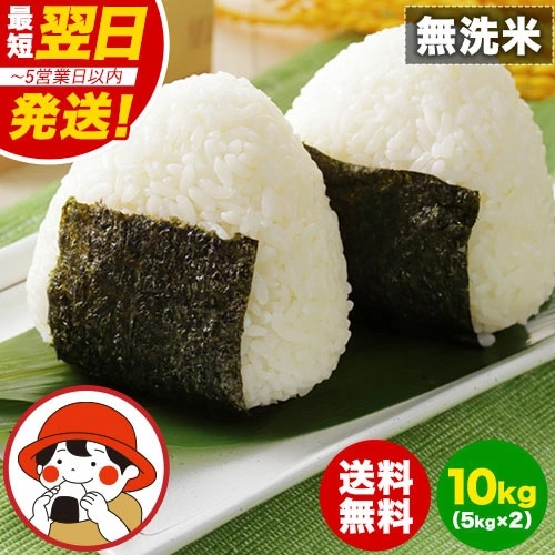 【最短翌日～5営業日以内に発送！】 国産 ふるさと 無洗米 10kg 送料無料 精米 国産ふるさと無洗米 非常食 保存食 こめ コメ kome 《1-5営業日以内に出荷予定（土日祝日を除く）》 _-rg_musenv7_25_s_8980_5kgx2