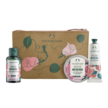 ザボディショップ | ギフト |【数量限定】ポーチギフト BR（香り：ブリティッシュローズ）