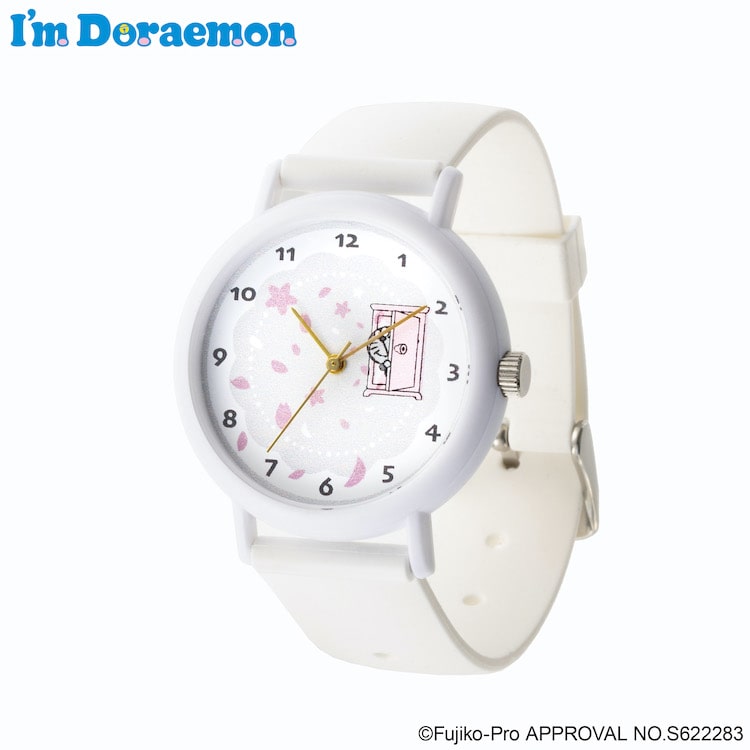 KAORU I'm Doraemon ドラえもん 春 桜モデル KAORU007W1 日本製腕時計 桜(ホワイト)
