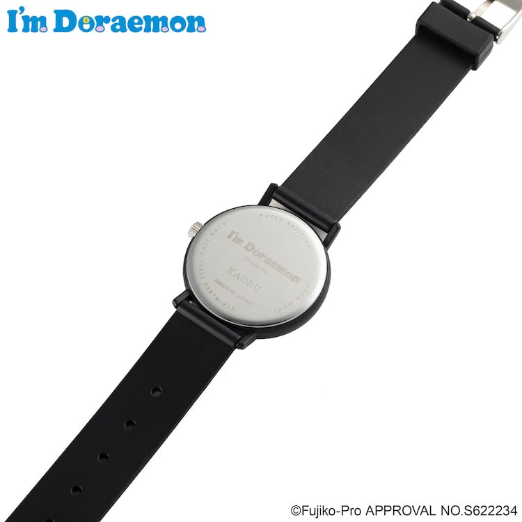 KAORU I'm Doraemon ドラえもん 初夏 ジャイアンモデル KAORU007DB 日本製腕時計 ジャイアン(ブラック)