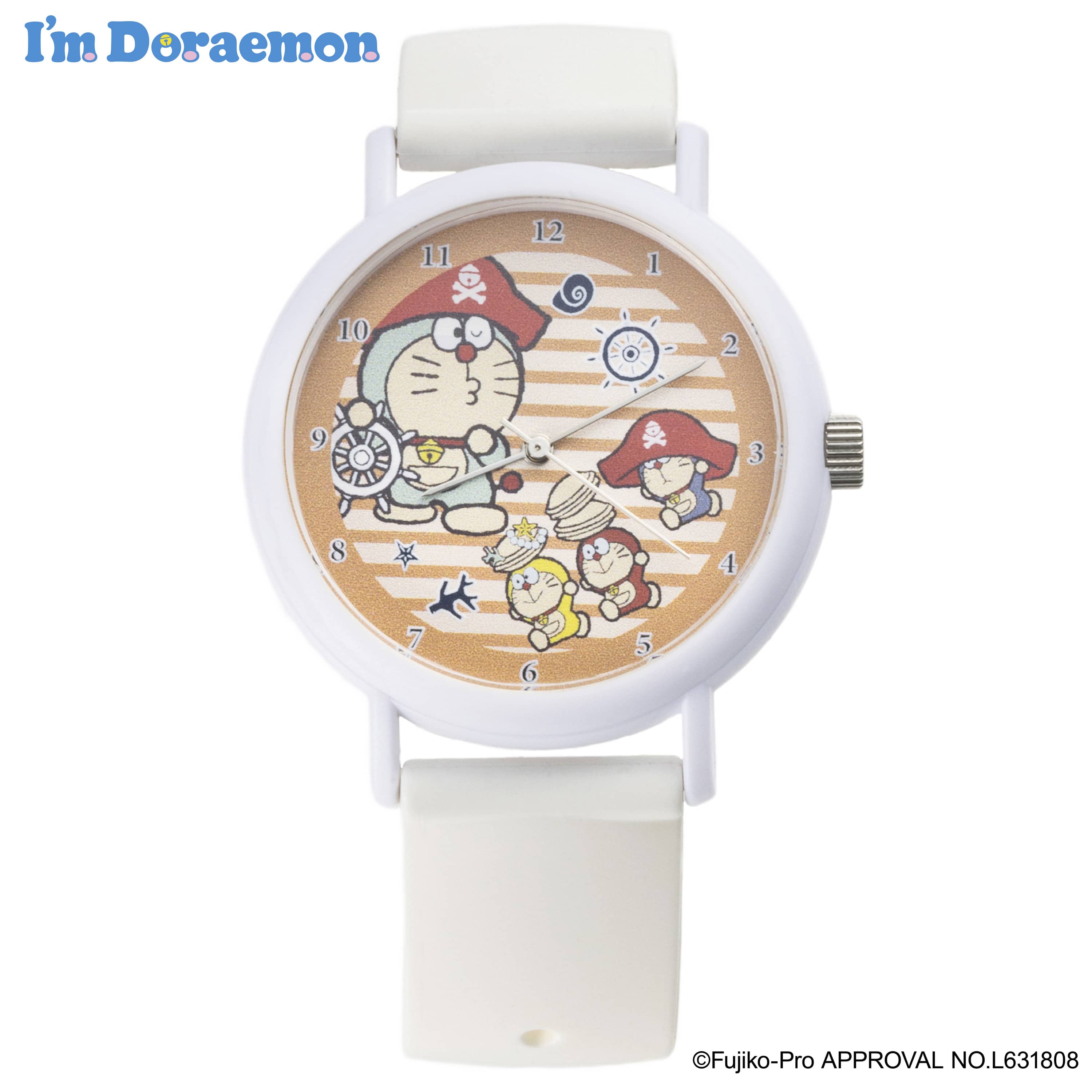 KAORU I'm Doraemon ドラえもん 夏 マリンパイレーツ KAORU007W2　日本製腕時計