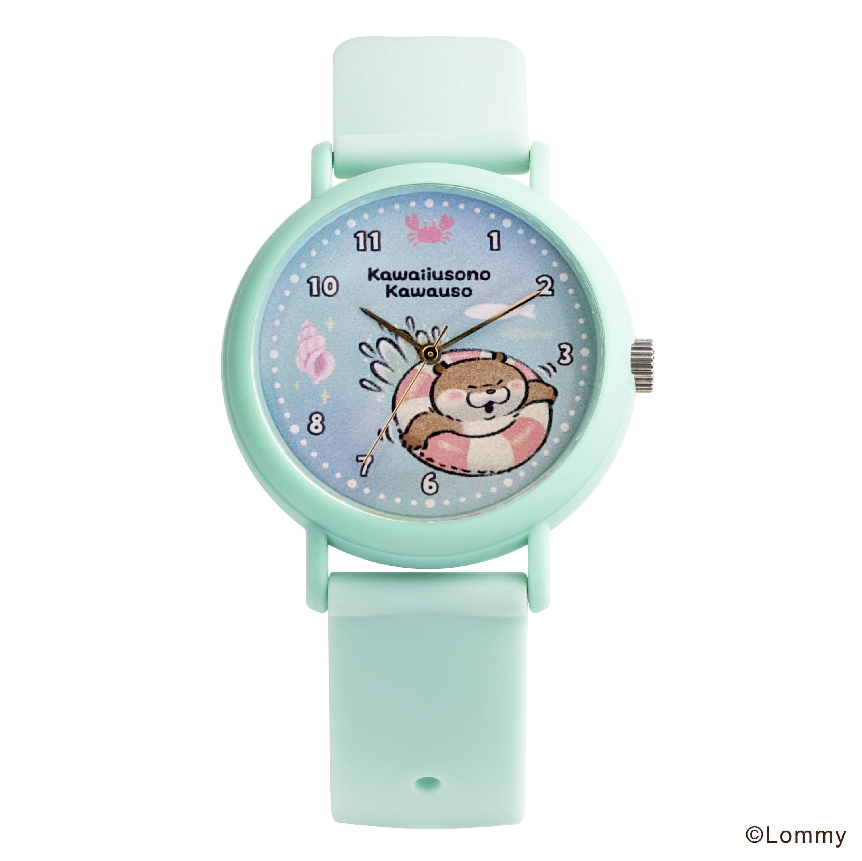 可愛い嘘のカワウソ × KAORU おもいで selection -うきわ- KAORU012G1　日本製腕時計