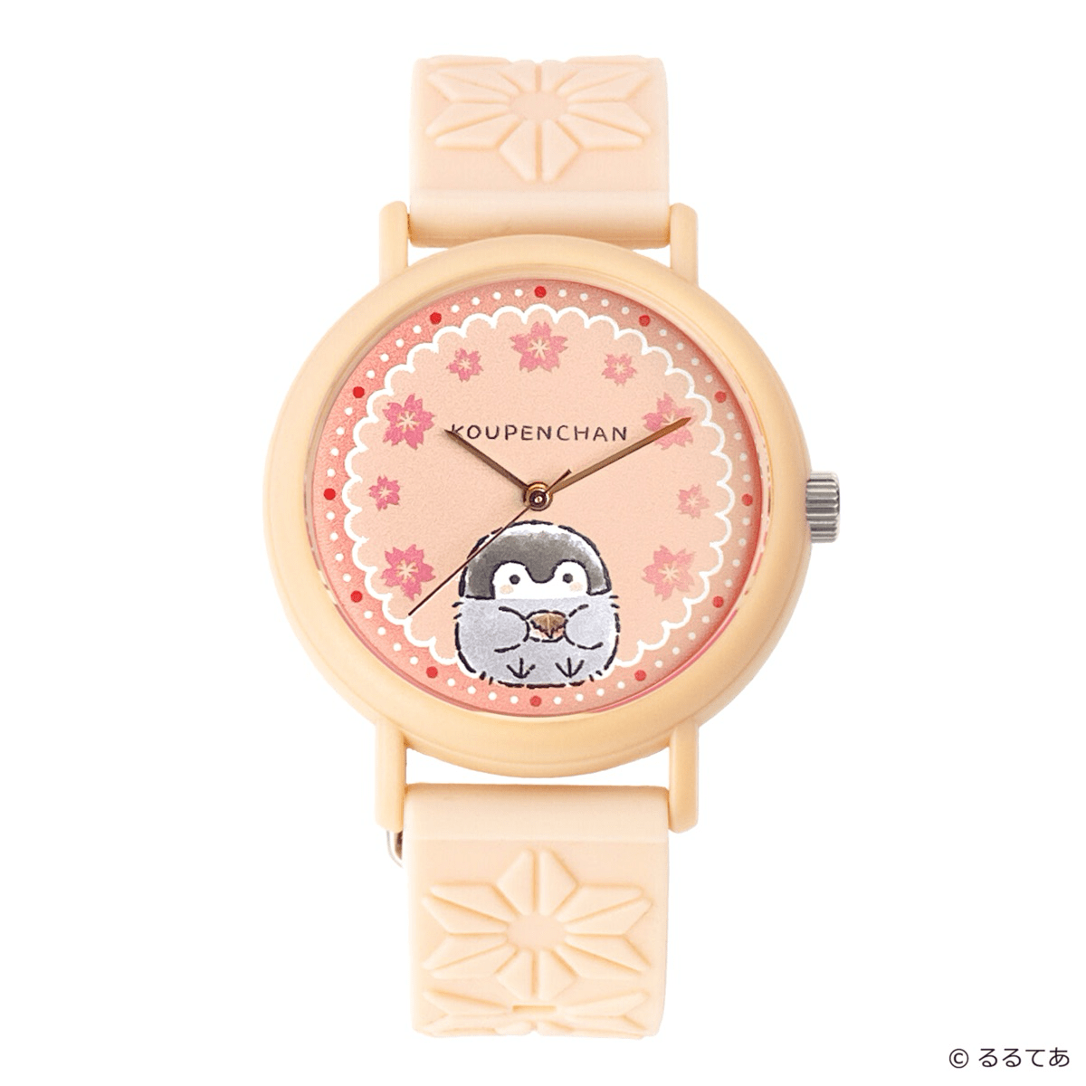 コウペンちゃん x KAORU さくらver -もちもち- KAORU013S1　日本製腕時計