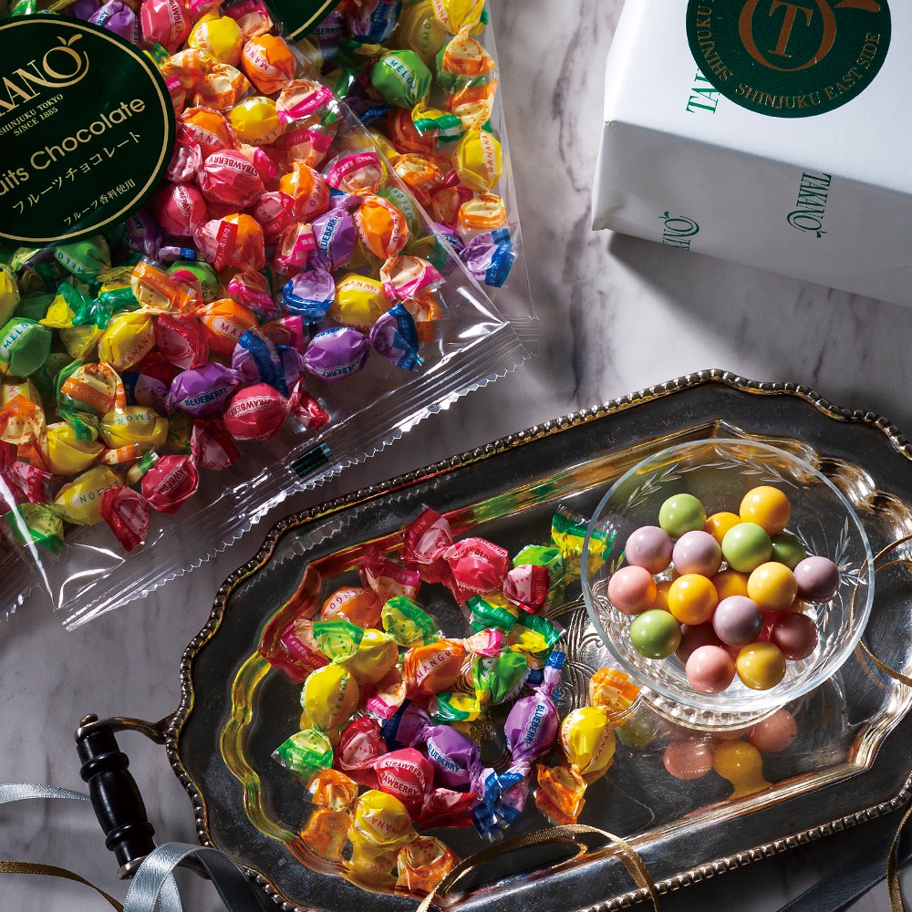 お祝い 内祝い お返し スイーツ ギフト 新宿高野 フルーツチョコレート平袋3入