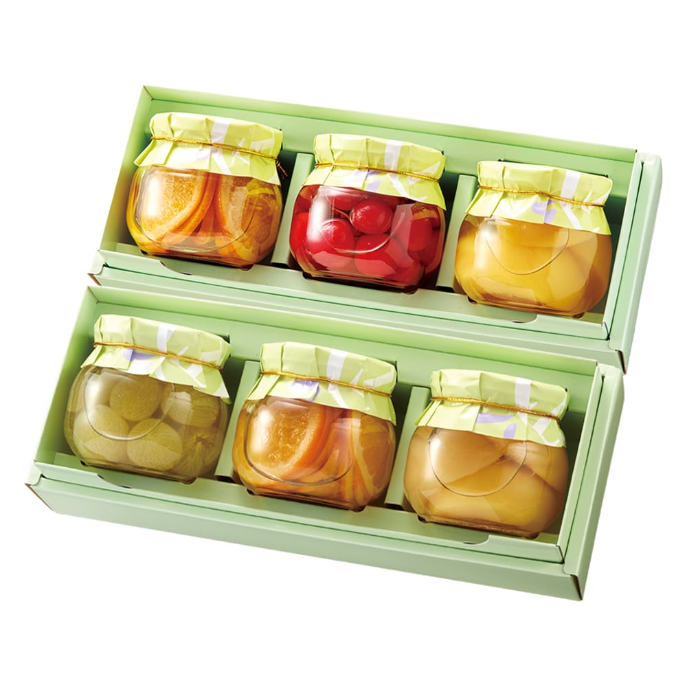 新宿高野 フルーツコンポートセット6入B