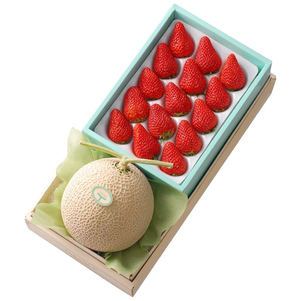 新宿高野 マスクメロン&紅ほっぺ苺 #29100