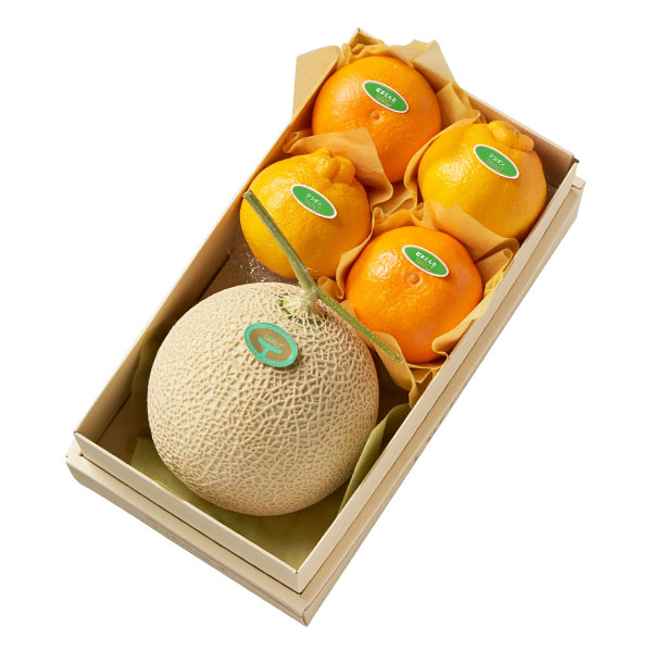 新宿高野 マスクメロン＆紅まどんな、デコポン #29100