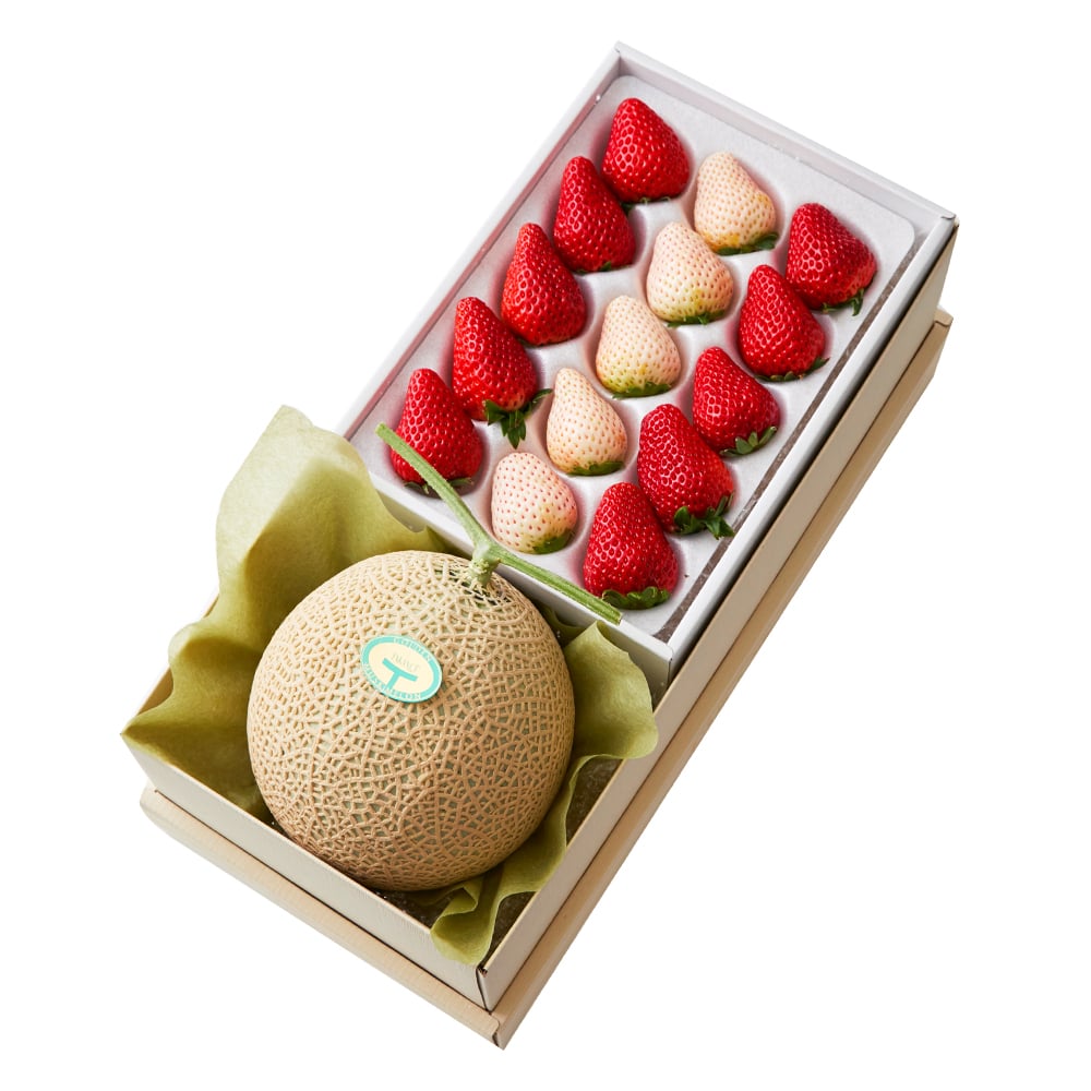 新宿高野 マスクメロン&紅白いちごA #29100