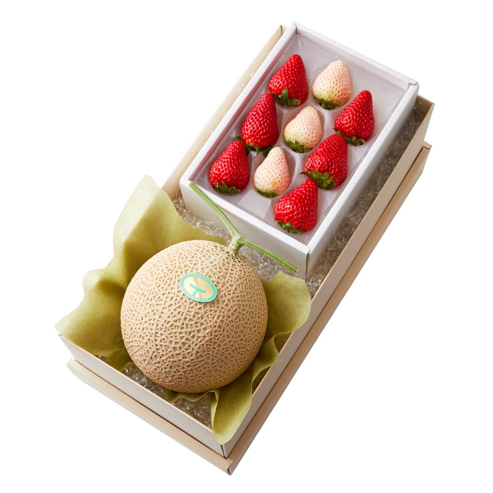 新宿高野 マスクメロン&紅白いちごB #29100