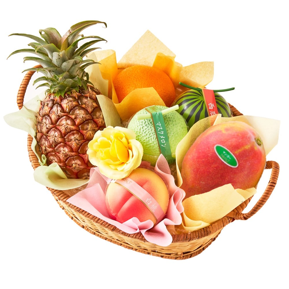 新宿高野 父の日フルーツ＆ゼリーバスケットB #29100 | 高野 高野フルーツ 果物 フルーツ フルーツ詰め合わせ フルーツギフト 詰め合わせセット 母の日ギフト プレゼント フルーツセット フルーツバスケット ギフト 花以外 お取り寄せ 父の日 父の日ギフト 感謝