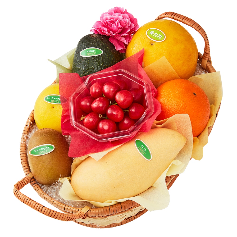 新宿高野 母の日フルーツバスケットB #29100 | 高野 高野フルーツ 果物 フルーツ フルーツ詰め合わせ フルーツギフト 詰め合わせセット 母の日ギフト プレゼント フルーツセット フルーツバスケット ギフト 花以外 お取り寄せ 父の日 父の日ギフト 感謝
