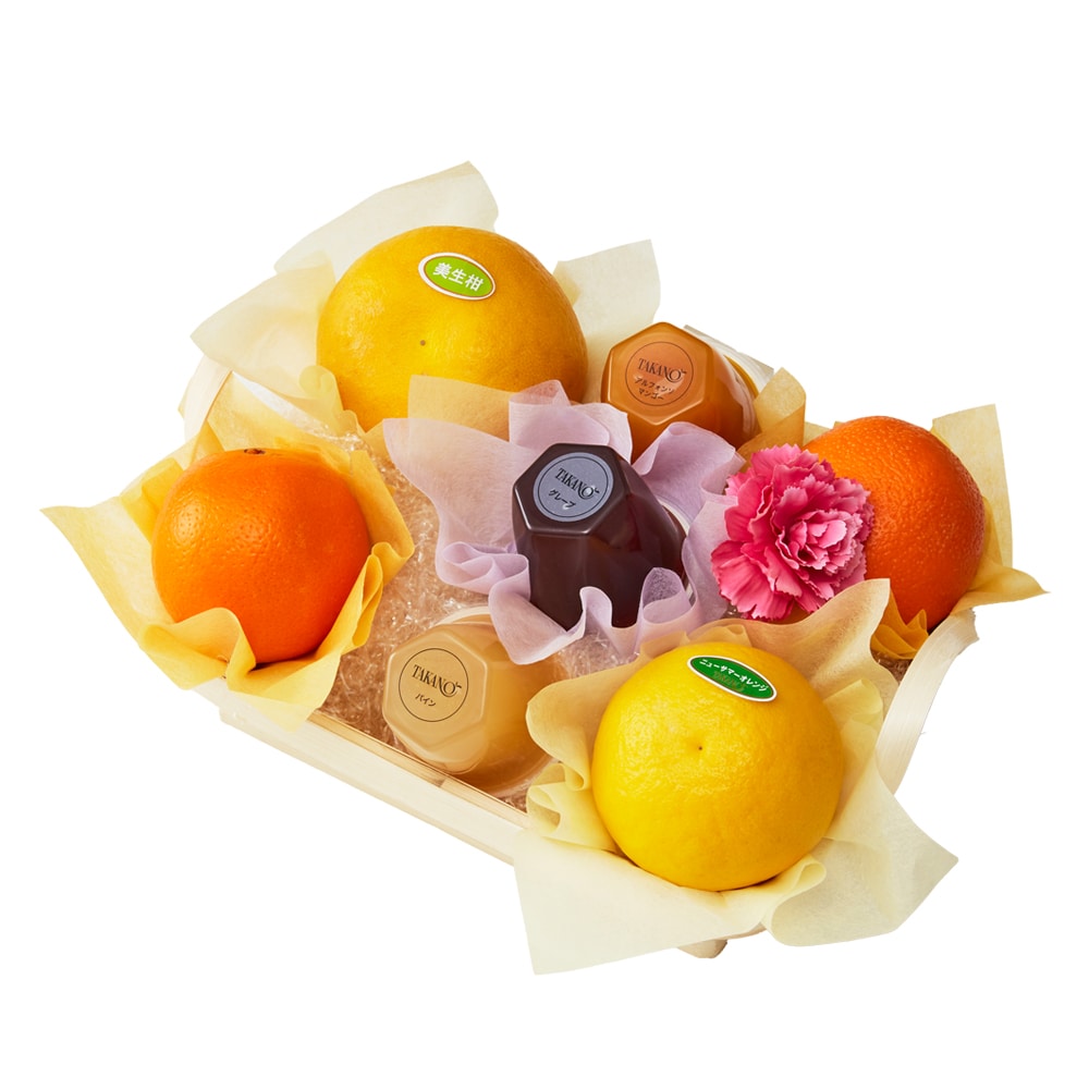 新宿高野 母の日シトラス＆ゼリーバラエティーEI #29100 | 高野 高野フルーツ 果物 フルーツ フルーツ詰め合わせ フルーツギフト 詰め合わせセット 母の日ギフト プレゼント フルーツセット フルーツバスケット ギフト 花以外 お取り寄せ 父の日 父の日ギフト 感謝