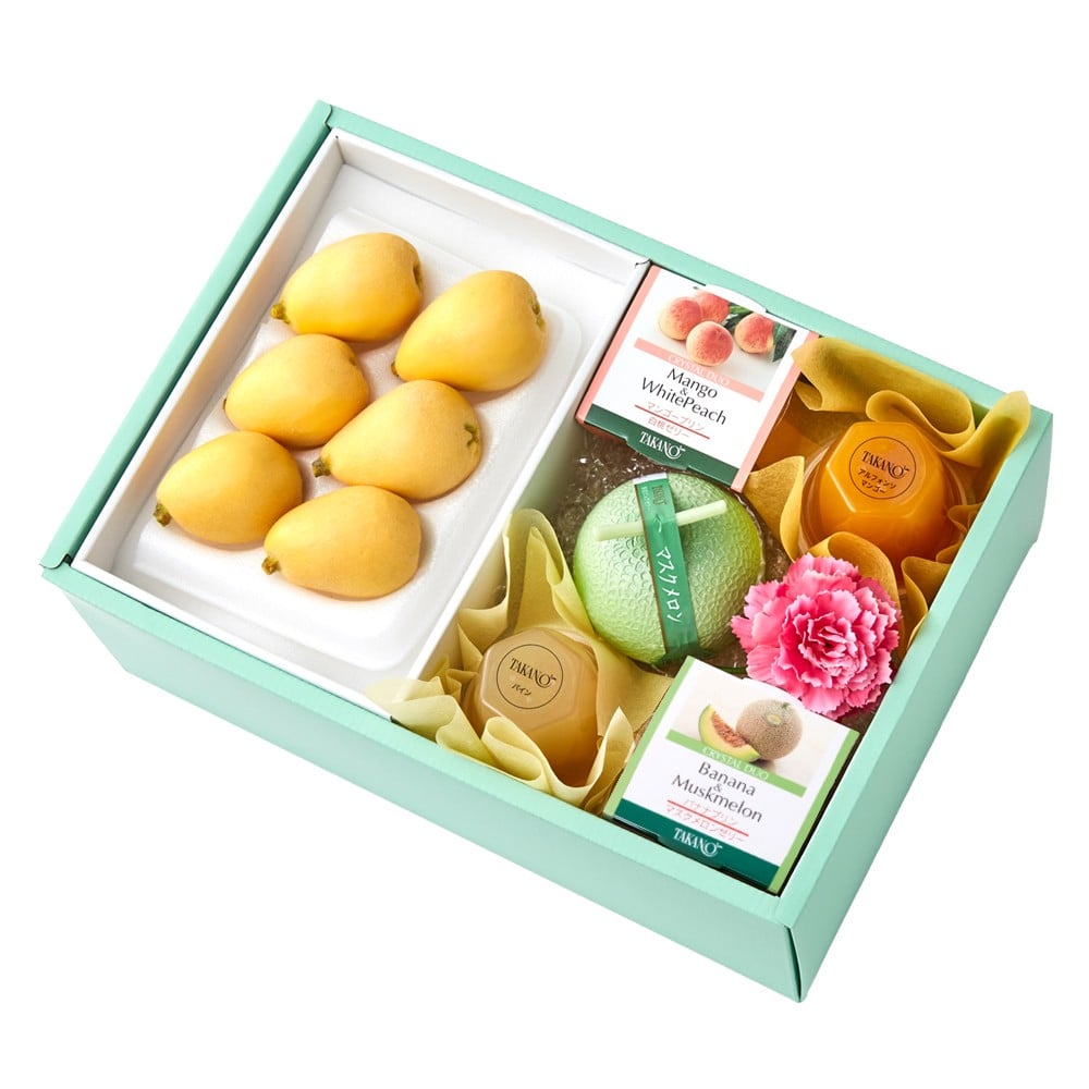 新宿高野 母の日房州枇杷＆ゼリーギフトEC #29100 | 高野 高野フルーツ 果物 フルーツ フルーツ詰め合わせ フルーツギフト 詰め合わせセット 母の日ギフト プレゼント フルーツセット フルーツバスケット ギフト 花以外 お取り寄せ 父の日 父の日ギフト 感謝