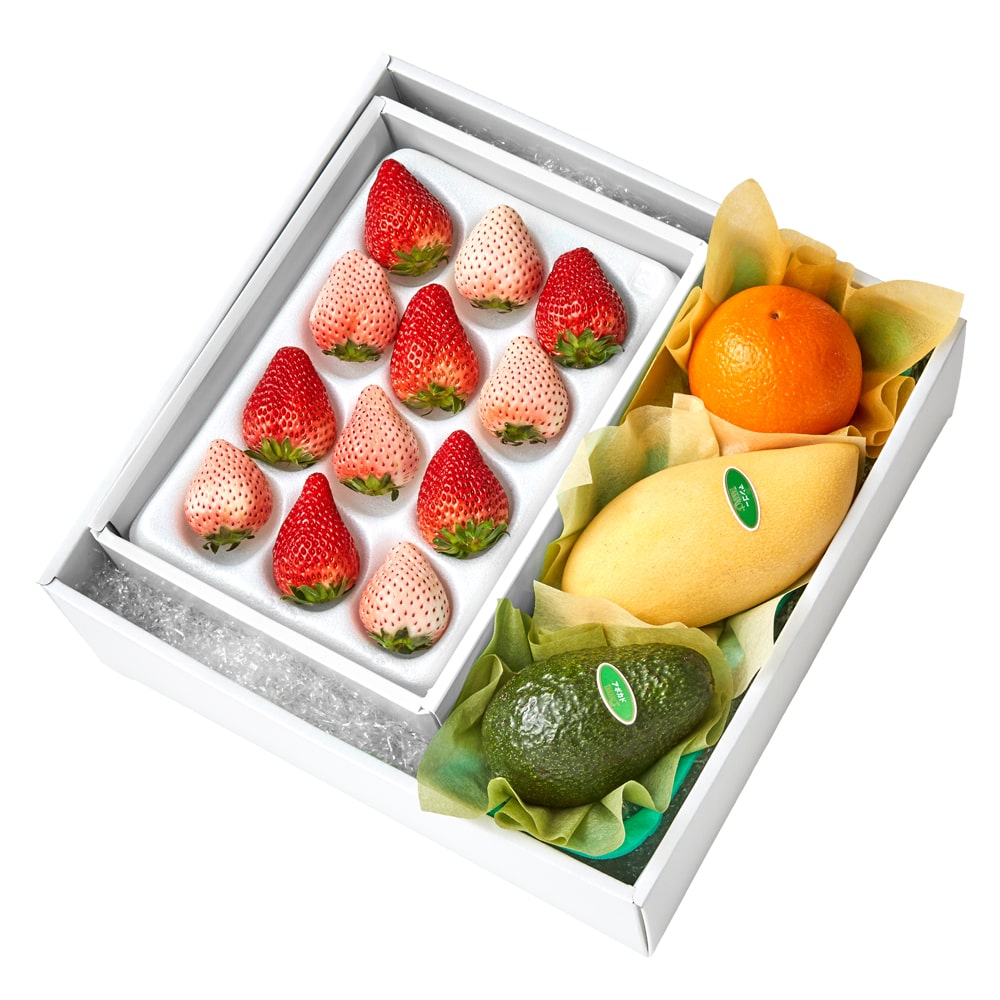 新宿高野 紅白いちご12＆旬果C #29100