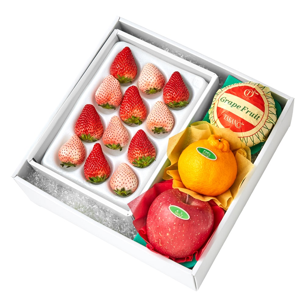 新宿高野 紅白いちご12＆旬果E #29100