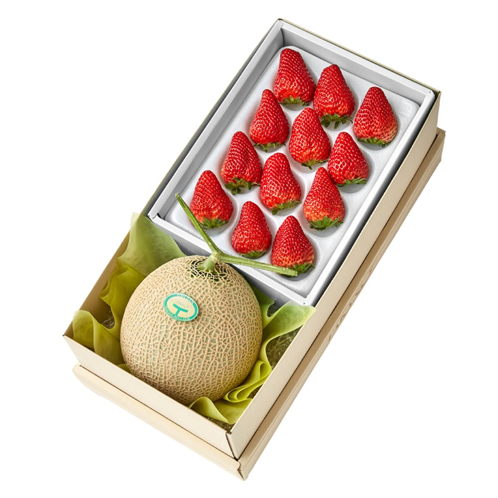 新宿高野 マスクメロン＆いちご12 #29100