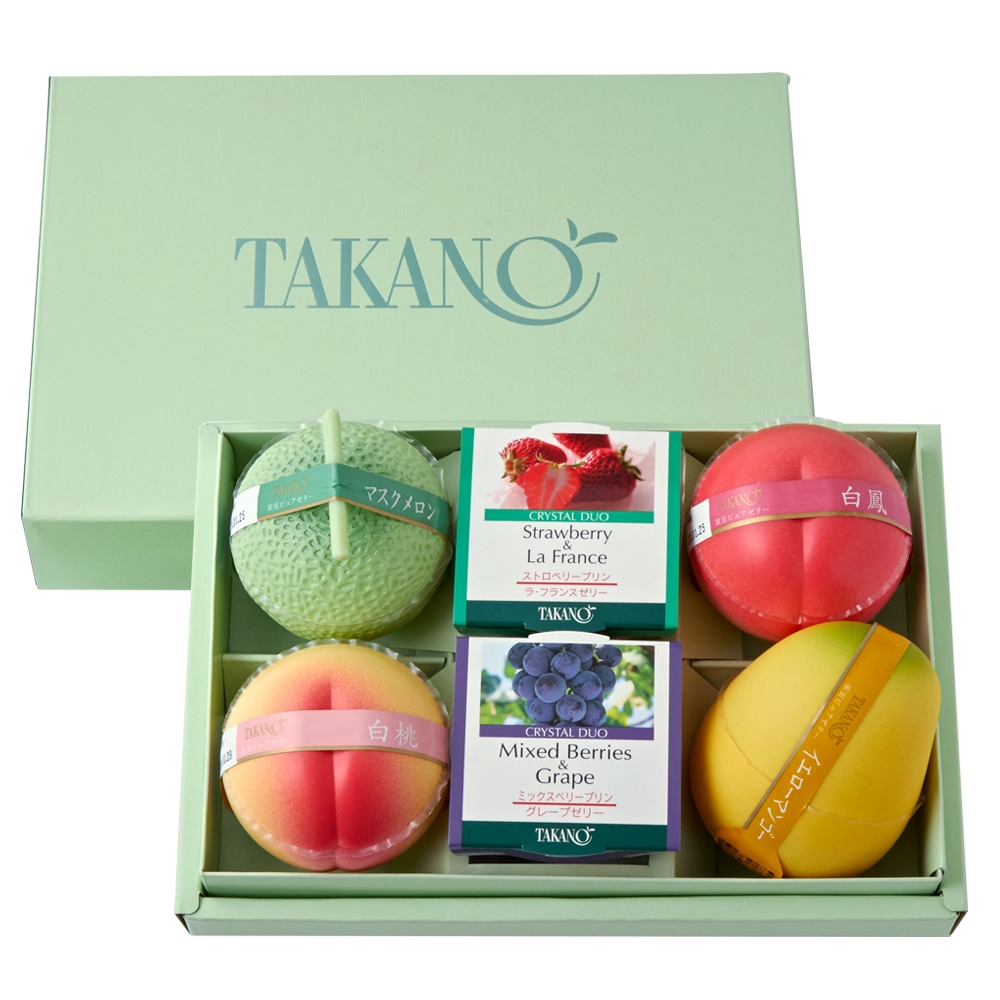 新宿高野 果実ピュアゼリー＆クリスタルデュオEC