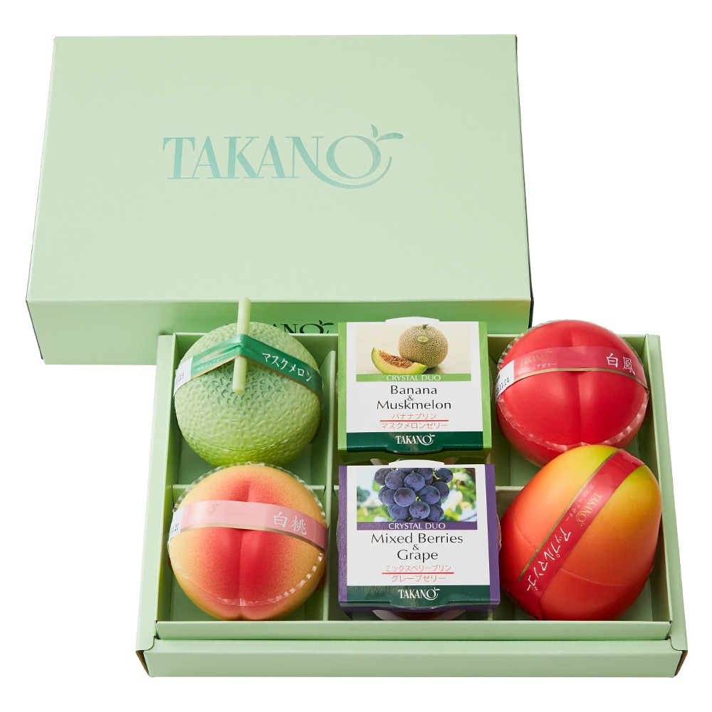お祝い 内祝い お返し スイーツ ギフト 新宿高野 果実ピュアゼリー＆クリスタルデュオEB