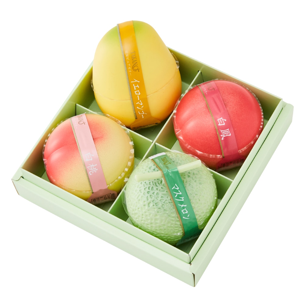 新宿高野 果実ピュアゼリー４入E #29100