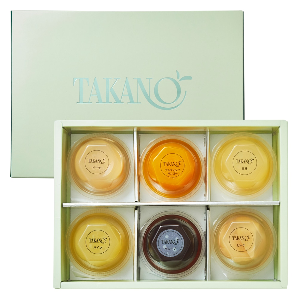 お祝い 内祝い お返し スイーツ ギフト 新宿高野 果実ゼリー6入S