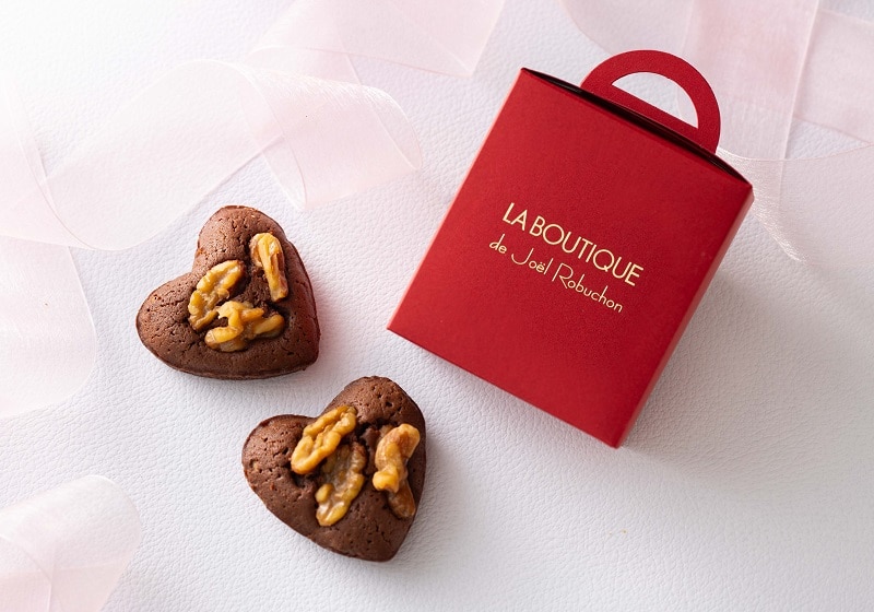 ハートのブラウニー（2個入）【ジョエル・ロブション】