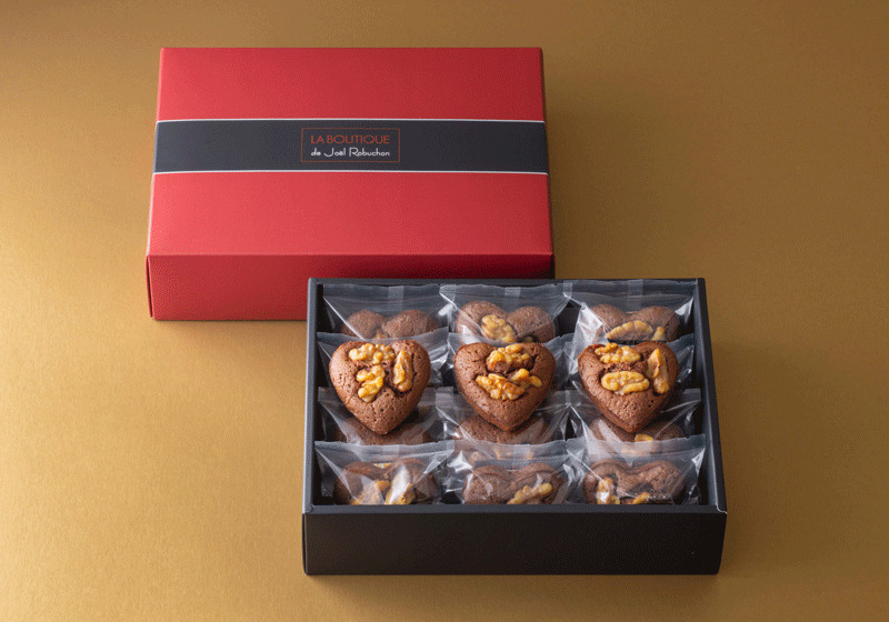 ハートのブラウニー（12個入）【ジョエル・ロブション】