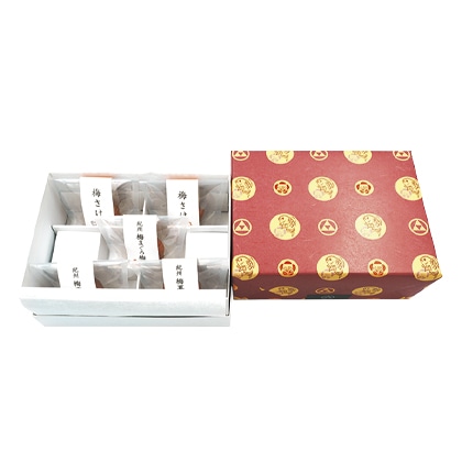 紀州梅真鯛梅 3種詰合せ 5個入 送料込み