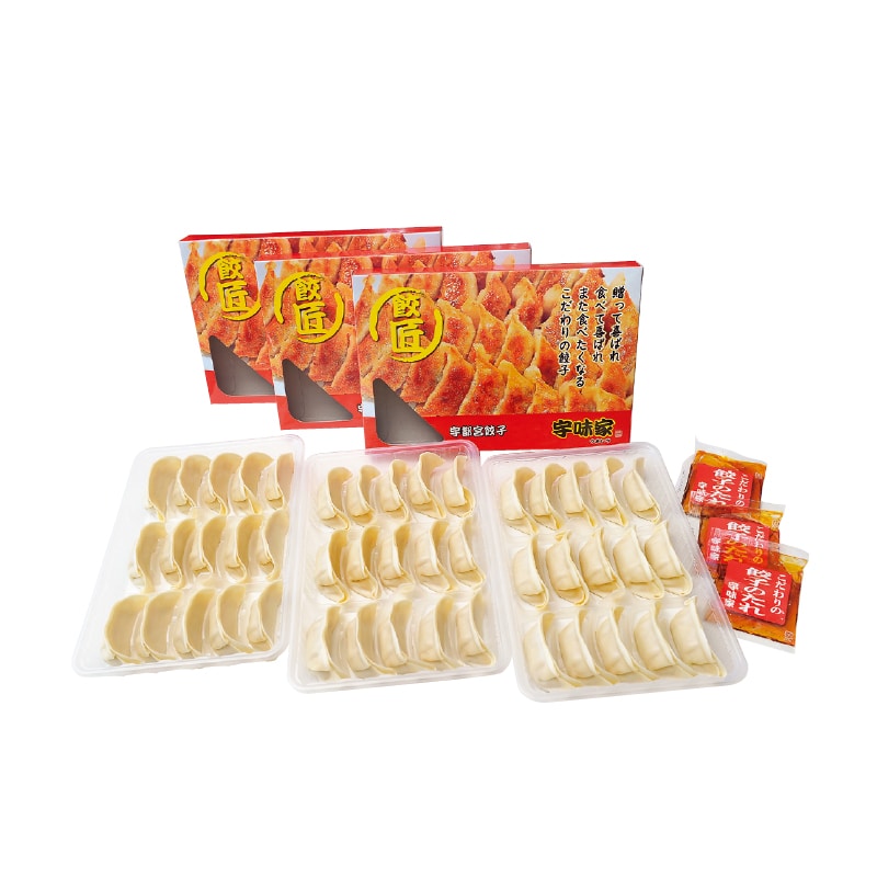 お歳暮 宇都宮餃子 宇味家のぎょうざ 3箱 冬ギフト 送料込み
