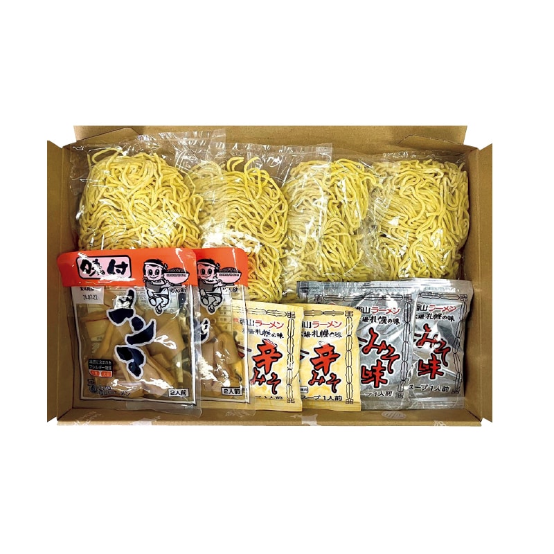 札幌西山ラーメン味噌4食セット 送料込み