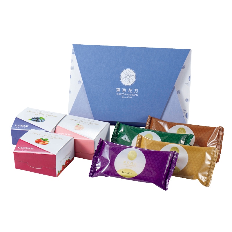 お歳暮 【冷凍】<銀座千疋屋×花園万頭>フルーツ大福&どらバターサンド 冬ギフト 送料込み