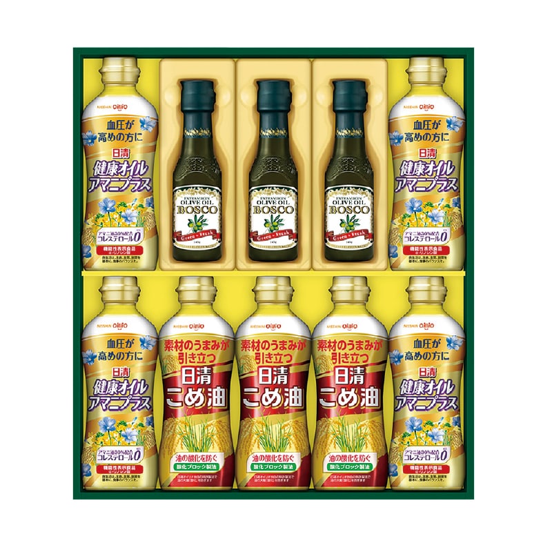 お歳暮 <日清>オリーブオイル&バラエティオイルギフトB 冬ギフト 送料込み