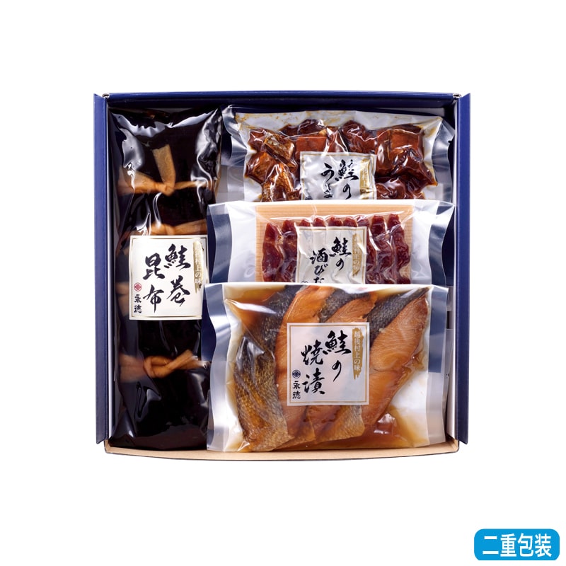 お歳暮 鮭の酒びたし・惣菜詰合せ 送料込み