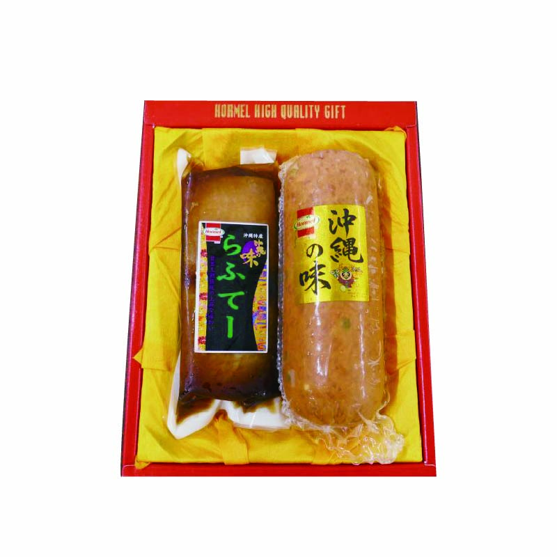 お歳暮 沖縄の味ピメントソーセージ・らふてーセット 送料込み