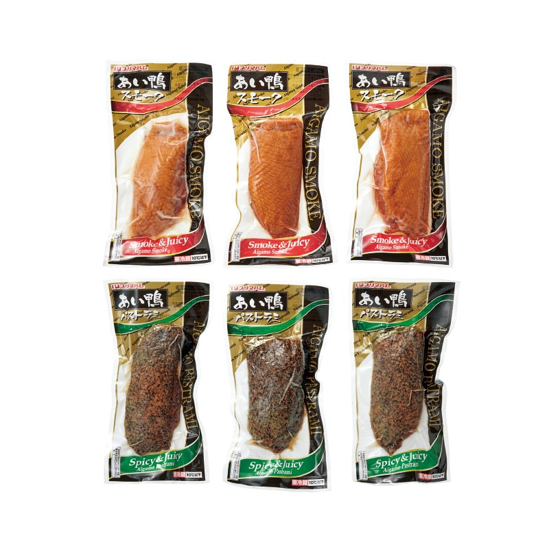 クリスマス <プリマハム>あい鴨スモーク・パストラミ2種6個セット 送料込み