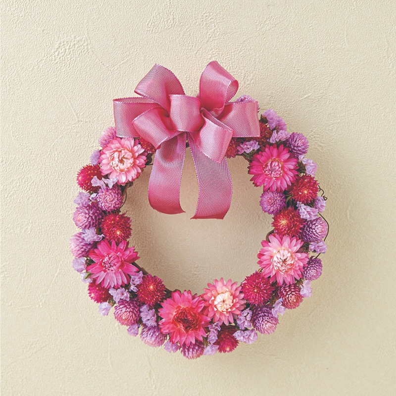 母の日 早割期間中!4/6(月)まで!【通常価格4,800円⇒4,320円】 ドライフラワー「マザーズリース」 送料込み