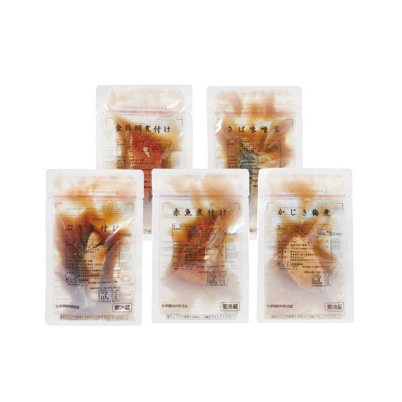 母の日 早割期間中!4/6(月)まで!【通常価格3,980円⇒3,680円】 <にんべん>母の日煮魚5種詰合せ 送料込み