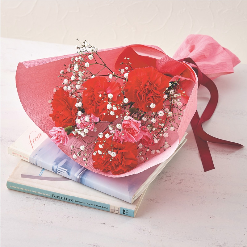 母の日 母の日花束&本高砂屋エコルセ 送料込み