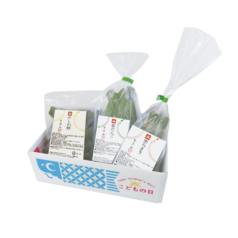 こどもの日 2026 こどもの日祝い和菓子三種詰合せ