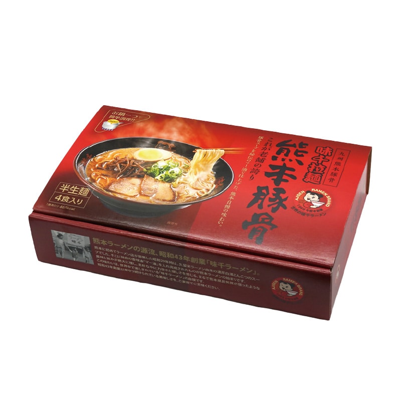 味千拉麺 熊本豚骨 4食 送料込み