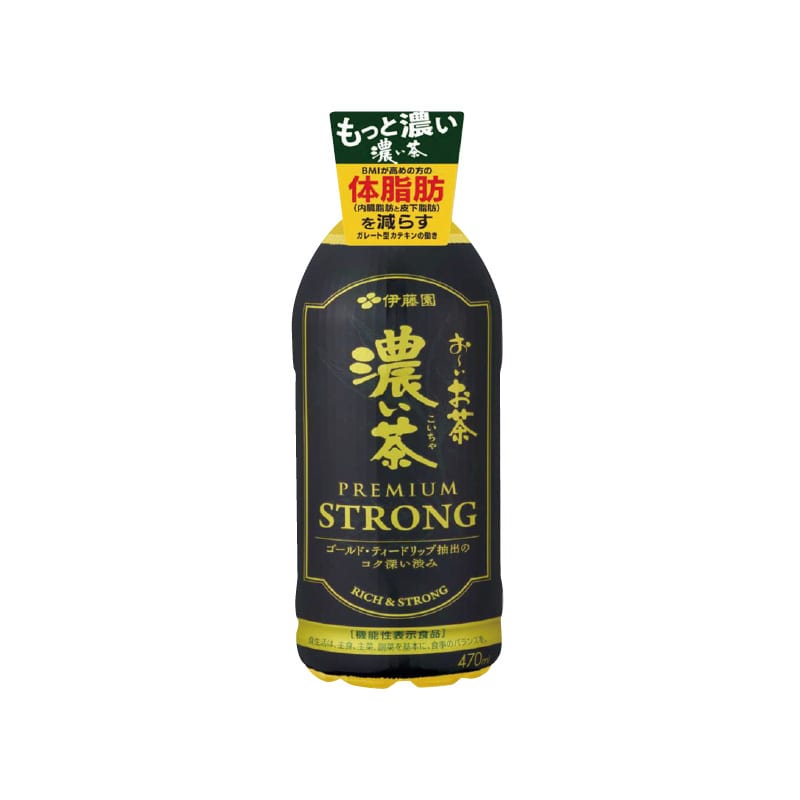 <伊藤園>お~いお茶 濃い茶 PREMIUM STRONG470ml 送料込み