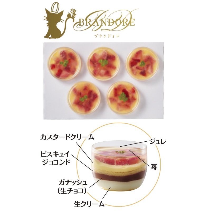 <ブランドォレ>苺のこだわりカップスイーツ 送料込み