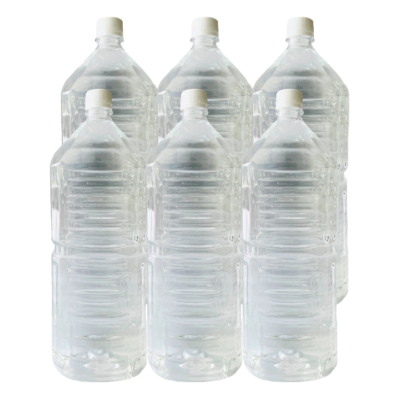 四万十川天然源流水2L×6(ラベルレス) 送料込み