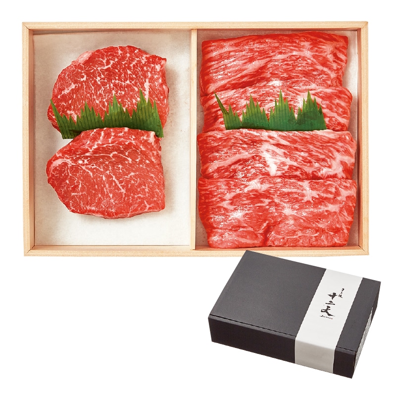 お中元 十二天 松阪牛(5等級)ステーキ&すきやき用 御中元 夏ギフト ギフト 贈答 プレゼント 送料込み