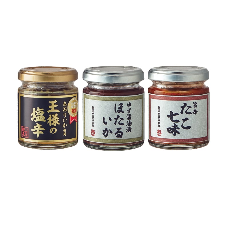父の日 <鮑屋>海鮮おつまみ3本セット 送料込み