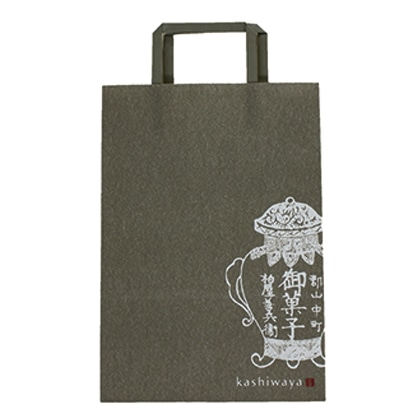 柏屋 薄皮饅頭 こしあん(手提袋付) 送料込み