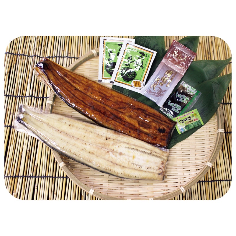 浜松・浜名湖うなぎ蒲焼・白焼2人前(各110g) 送料込み