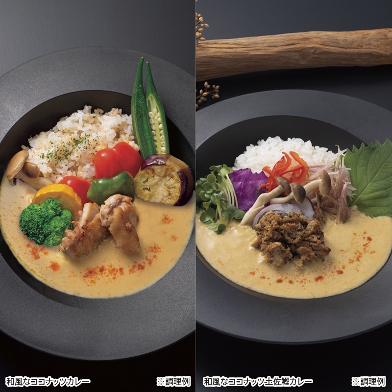 【冷凍】<家庭酒房ふきのとう>和風なココナッツカレー&土佐鰹カレー 送料込み