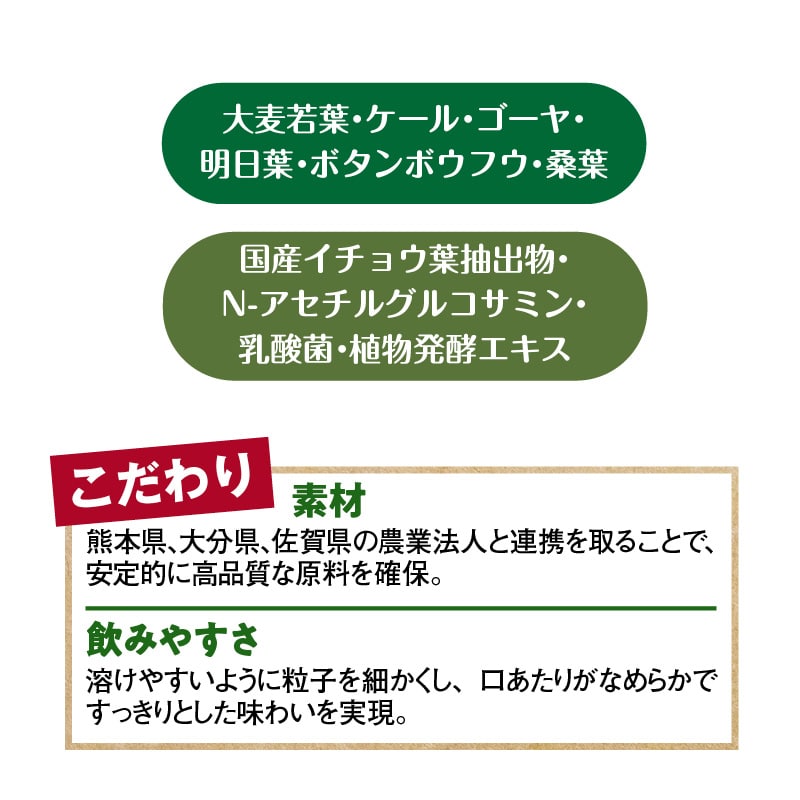 九州産野菜青汁とプレミアム国産青汁セット 送料込み