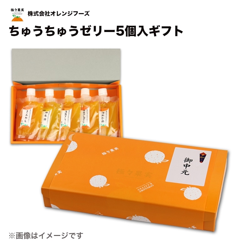 お中元 2026ちゅうちゅうゼリー5個入ギフト 送料込み: 郵便局物販